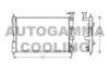 AUTOGAMMA 104554 Radiator, engine cooling